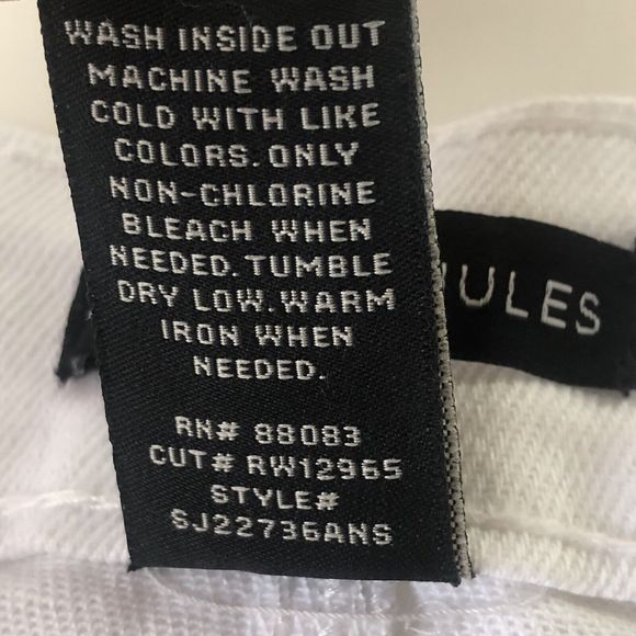 Sincerely Jules White Denim Distressed Stretch Jogger Pants Jeans NWT Size 9/29 - Picture 7 of 15